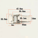 Locking Locks, 4.76Cm Length, Stainless Steel E2W7