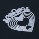 Hollow Heart DIY Scrapbook Embossing Craft Cutting Die Metal Stencils Gifts