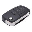 Replacement 3 Button Flip Folding Keyless Entry Remote Car Key Fob Case She