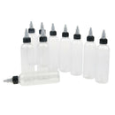 10 Pcs Empty Plastic Bottles with Twist Top Cap for Solvents, Oils, Paint, Ink,