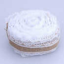 10M DIY Lace Linen Roll Christmas Wedding Craft Decorations Home