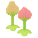 (2 Packs) Food-Graded Silicone - Baby Teether Water Filled Ring Soother Grip