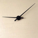 Home Bedroom Kitchen Wall Clock Quartz DIY Large Needles Handle Time Black