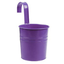 Iron Plant Flower Seed Pot Hanging Vase Bucket Balcony Planter Garden Home  Gw