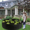 3Pcs 90x30cm Round Raised Garden Bed Planting Grow Bags Container BREATHABLE