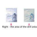 5D Diamond Embroidery Painting with Cross Stitch Kit Snowman Hand Arts Decor