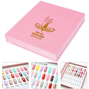 120 Tips Colour Chart Display Book For Uv Gel Polish Nail Art Tool Manicure