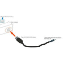High Quality Car Black 13pin AUX IN Audio Cable CD changer to auxiliary MP3 F1J2