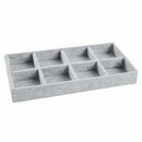 8 Grid Velvet Jewelry Ring Earrings Display Box Tray Holder Storage Showcas B2N4