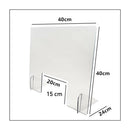 Acrylic SNEEZE GUARD Desktop Countertop Safety Screen Protective Barrier