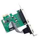 RS232 RS-232 Serial Port COM & DB25 Printer Parallel Port LPT to PCI-E PCI  A8C9
