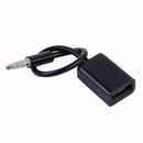 Black 3.5mm Male AUX Audio Plug Jack To USB 2.0 Female Car Converter Cord Cable