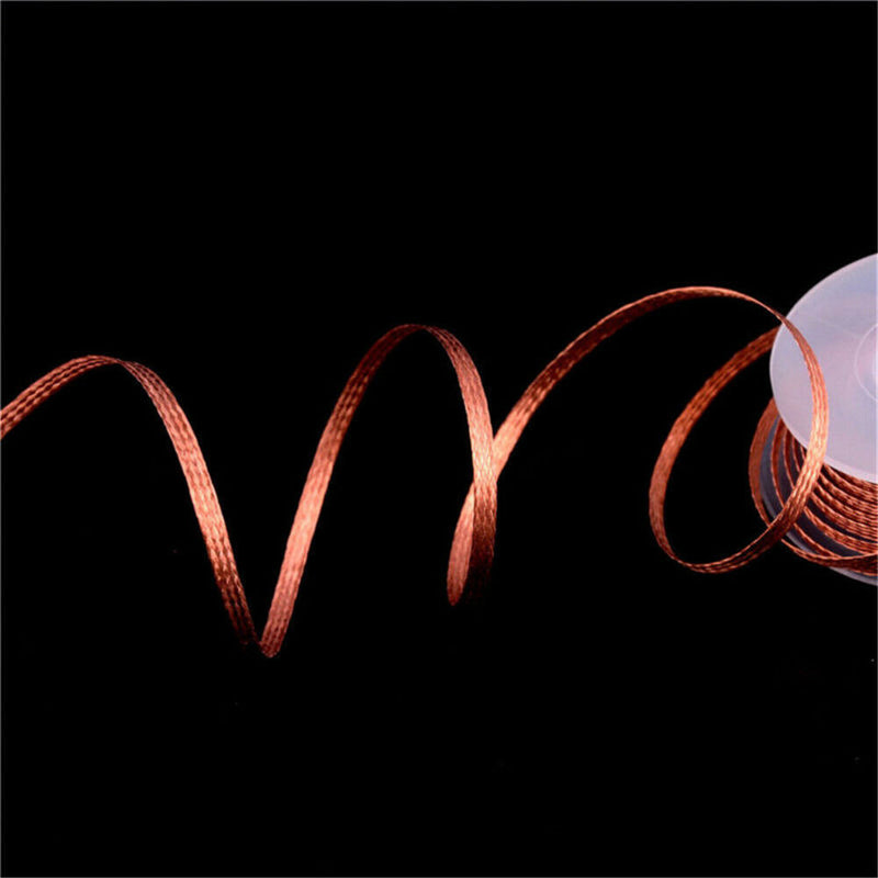Desoldering Braid Solder Remover Copper Wick Wire Repair Tool 1.5M Long 3.5mm