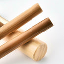3pcs Bamboo Handle Soft Hair Foundation Loose Powder Blush Makeup Brushes