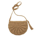 Tassels Beach Messenger Handbag Women Girl Crochet Straw Crossbody Shoulder Bag