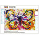 5D DIY Full Drill Diamond Painting Butterfly Cross Stitch Embroidery Mosaic