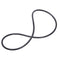 135 mm x 3.5 mm Flexible Rubber O-ring Seal Gasket Seal Black