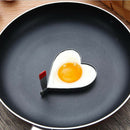 Metal Egg Frying Rings Fry Fried Poacher Mould for Pancakes Ring Heart Shape