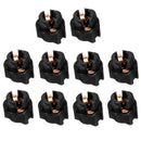 10 Pieces Auto Car Instrument Panel Lamp Dash Light T5 Twist Lock Sockets Base