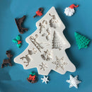 US Christmas Silicone Fondant Mold Cake Chocolate Decorating Baking Mould Tools.