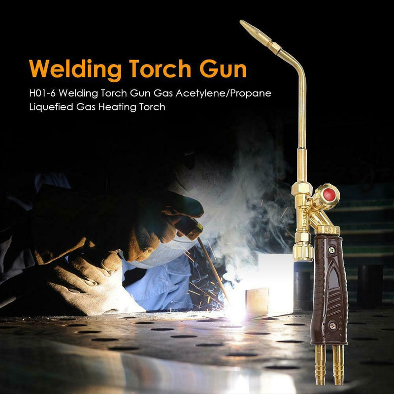 H01-6 Welding Torch Gun Gas Acetylene/Propane Liquefied Gas Heating Torch