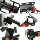 Aluminum Alloy Bike Rear Rack Seat Luggage Carrier Pannier top Bicycle Cycl G3E8
