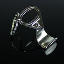Key Chain Keychain Ring Beer Bottle Can Opener Metal Black Can Tab Ring-Pull