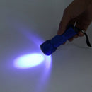 21 LED UV Flashlight Portable Fluorescent detector LED Li OZ