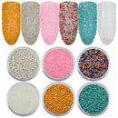 6 Colors 6 boxes New. Caviar Nail Art Beads Manicures Mini HOT Balls Tips D H5U8
