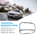 Chromed Plastic Center Shifter Trim Cover Bezel for Mercedes Benz C Class W203