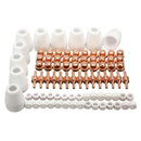85Pcs PT-31 LG-40 Air Plasma Cutter Extend Consumables Fit LGK-40, CT312