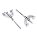 16x Bass Drum Claws Hook W/ Tension Rods For Drum Parts Repair