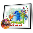 5D DIY Full Drill Diamond Painting Cat Cross Stitch Embroidery Kit (C1089) A