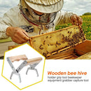 Wood Handle Bee Hive Frame Holder Beekeeper Equipment Grabber Capture Tool