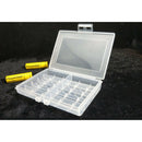 Transparent Plastic Organizer / Storage Box - Capacity 10 AA Batteries Or 10 AA