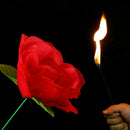 Stage Close Up Trick Torch Rose to Fire Tricks  Flame Appearing Flower Tool R0M6