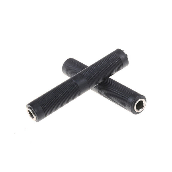 2x 6.35mm stereo female to female jack audio cable coupler adapter connector 3c