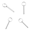 4PCS Stainless Steel Bimini Top Quick Release Pins Hardware for Boat/Canvas