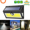 Waterproof Solar LED Light Motion Sensor Outdoor Security Wall Lamp (64LED)