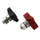 1 Pair 3/8" Junction Block Power Post Insulated Terminal Stud for Boat Marine