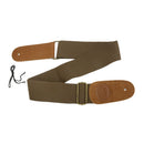New Adjustable Canvas Acoustic/Electric Guitar & Bass Strap Coffee