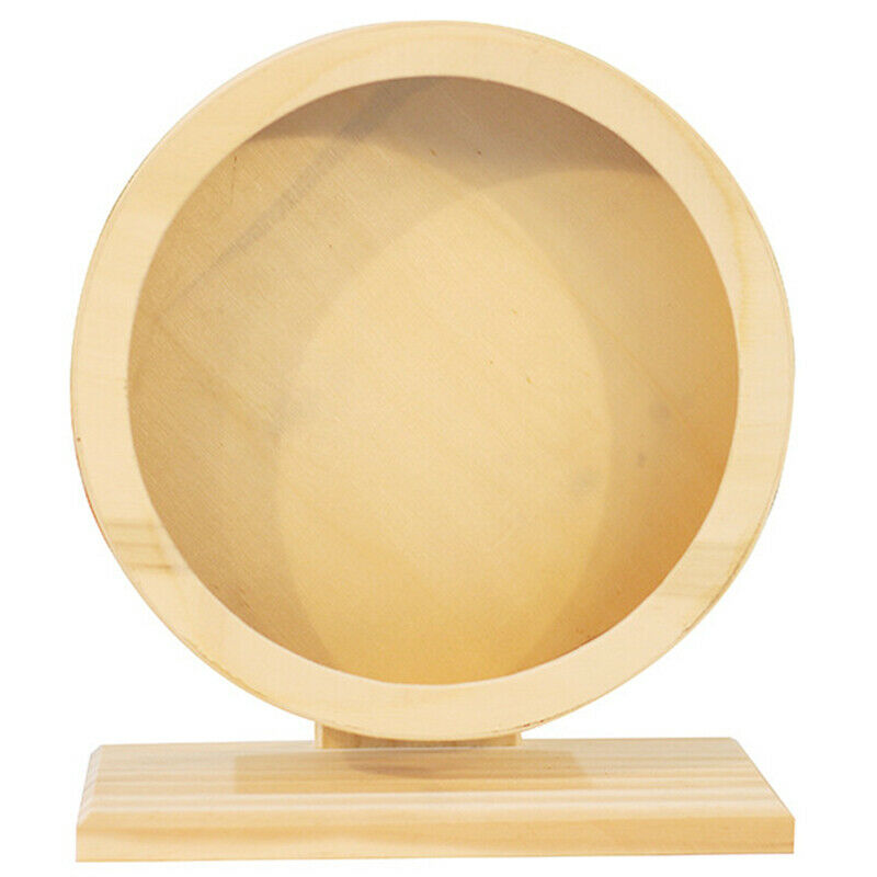 Hamster Wheel Small Pet Running Wheel Wood Jogging Hamster Mouse Running Ex