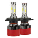 LED Headlight Kit Hi/Lo Beam Bulb 6000K High Power H4 HB2 9003 2000W 300000LM