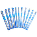 22pcs/11Pairs Stainless Steel Knitting Needles Set 11 Size 2-8mm Single Pointed