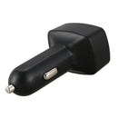 4in1 3.1A Dual USB Car Charger Cigarette Lighter Voltage Digital Panel Mete