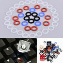 100x Silicone Rubber O-Ring Switch Dampeners For Keyboard Dampers Keycap blue LJ