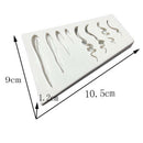 hair shaped silicone fondant cake mold chocolate fudge utensils baking mold 3c