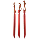 10 PCS Aluminium Alloy 7inch Red Camping Trip Tent Pegs Stake Nail Brand Ne