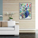 5D DIY Special Shaped Diamond Painting Peafowl Embroidery Mosaic Kit Decor
