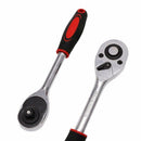 Heavy Duty 1/4 inch Drive 24 Tooth Ratchet Socket Handle Wrench O1C8